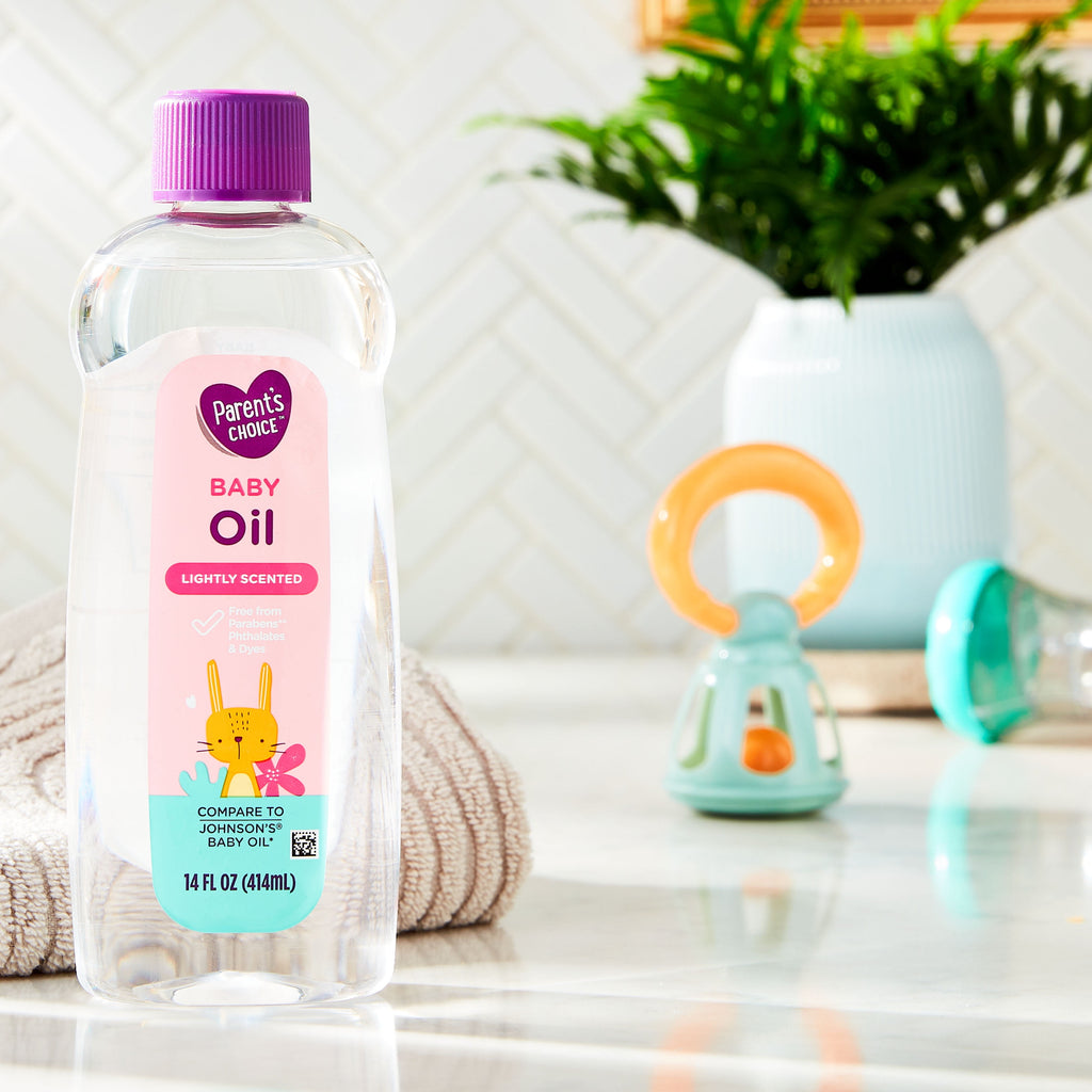 (3 Pack) Parent'S Choice Baby Moisturizing Oil, 14 Fl Oz
