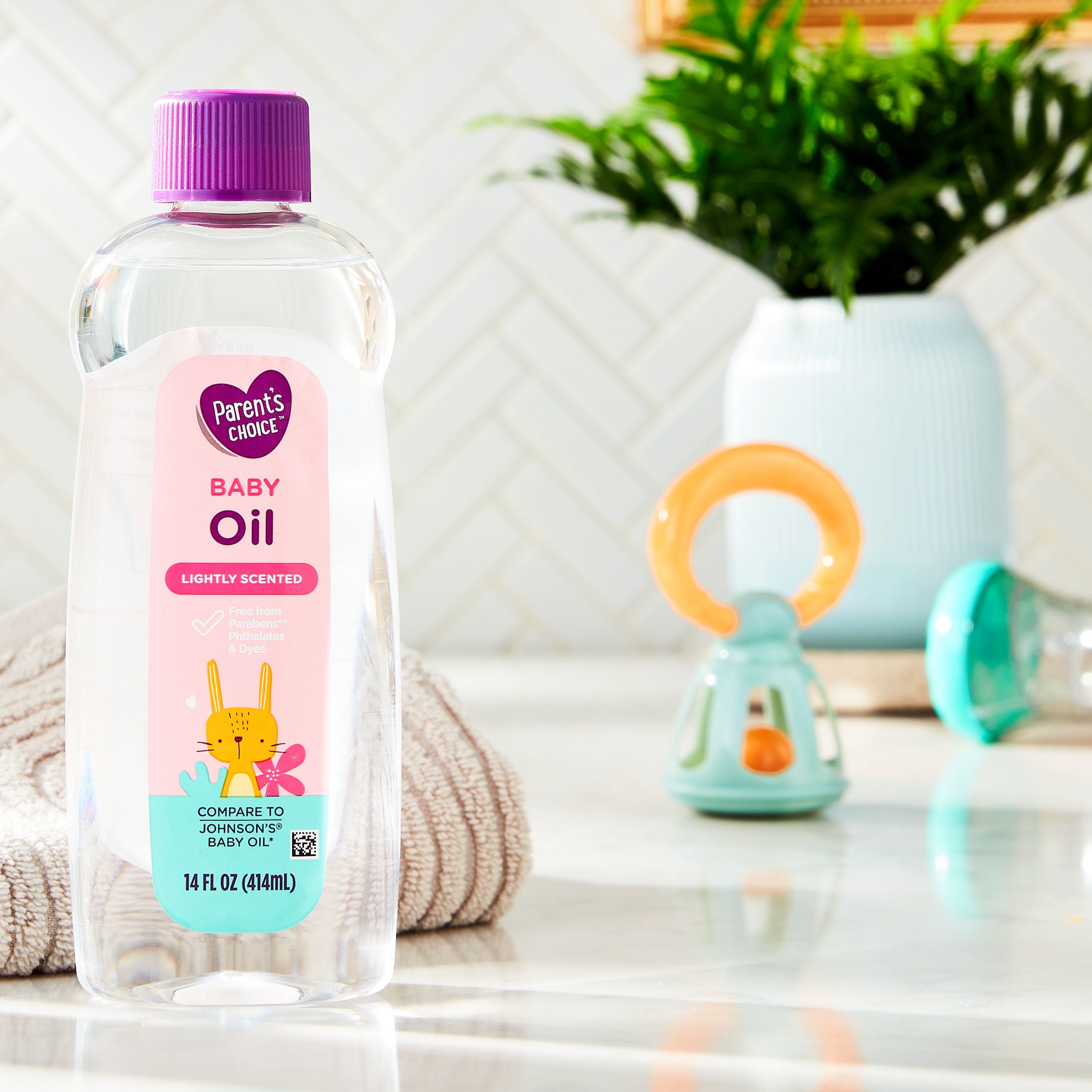 (3 Pack) Parent'S Choice Baby Moisturizing Oil, 14 Fl Oz