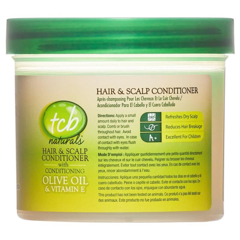 Conditioner Hair & Scalp Olive Oil & Vitamin-E Jar, Dry Hair,10Oz. Moisturizing