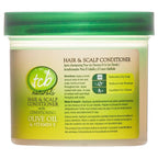Conditioner Hair & Scalp Olive Oil & Vitamin-E Jar, Dry Hair,10Oz. Moisturizing
