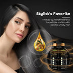 Herbishh Keratin Shampoo and Conditioner Set – Shiny & Frizz-Free, All Hair Types, Unisex, 450Ml