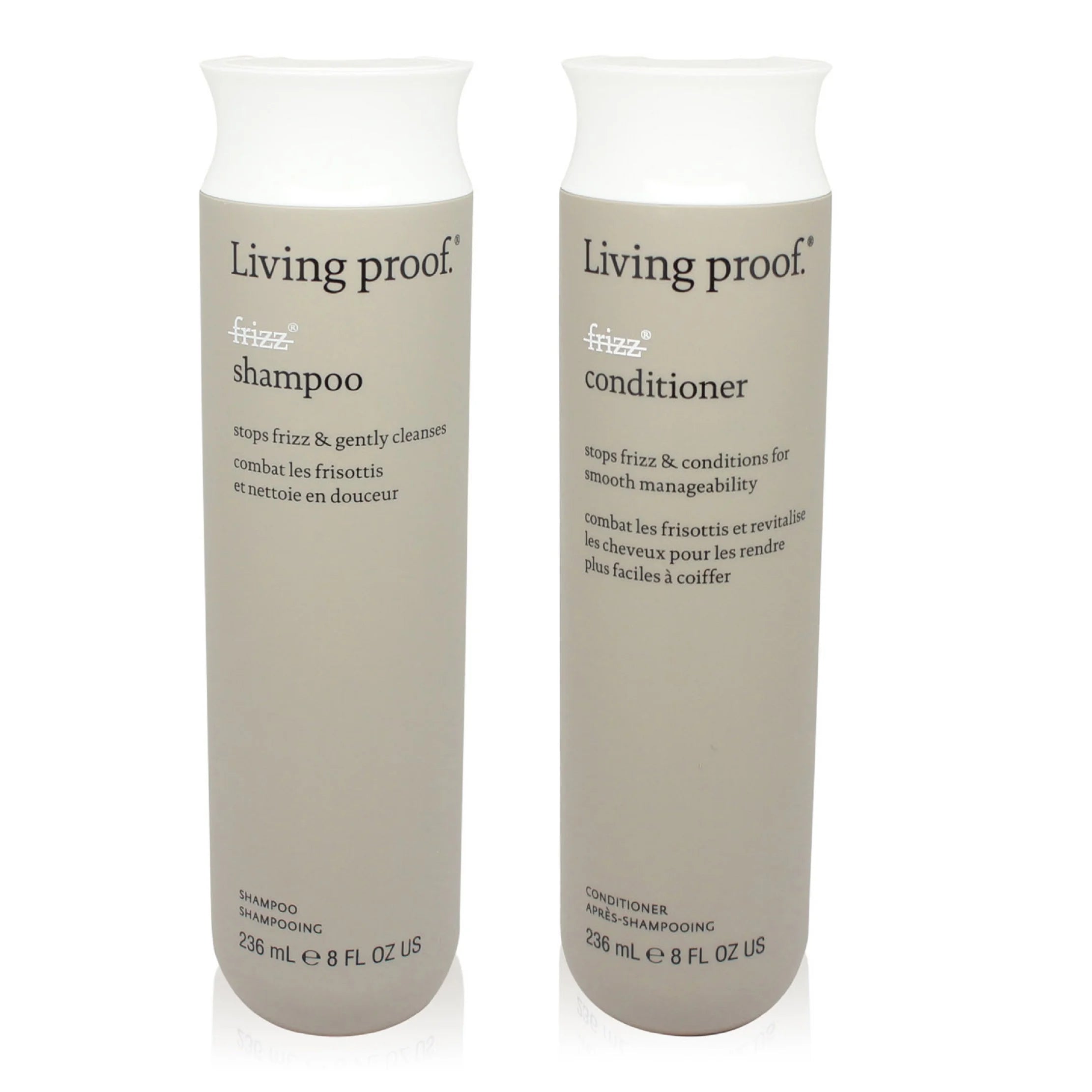 Living Proof No Frizz Shampoo and Conditioner 8Oz Combo