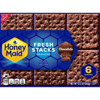 Fresh Stacks Chocolate Graham Crackers, Travel Snacks, 12.2 Oz (6 Multi Snack Pa