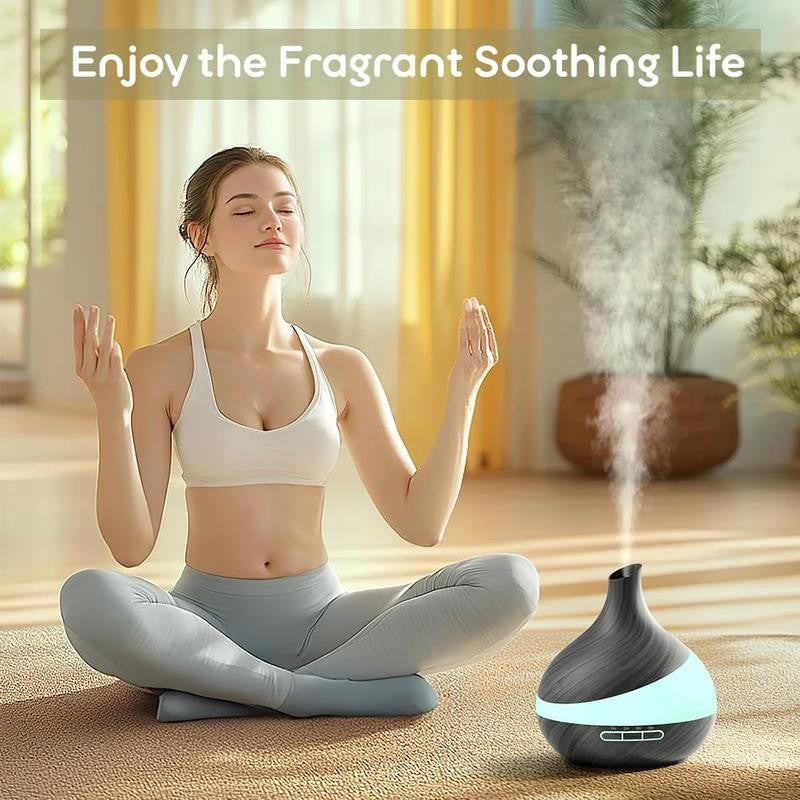 550Ml Essential Oil Diffuser, Upgraded Oil Diffuser for Large Room, Cool Mist Hu