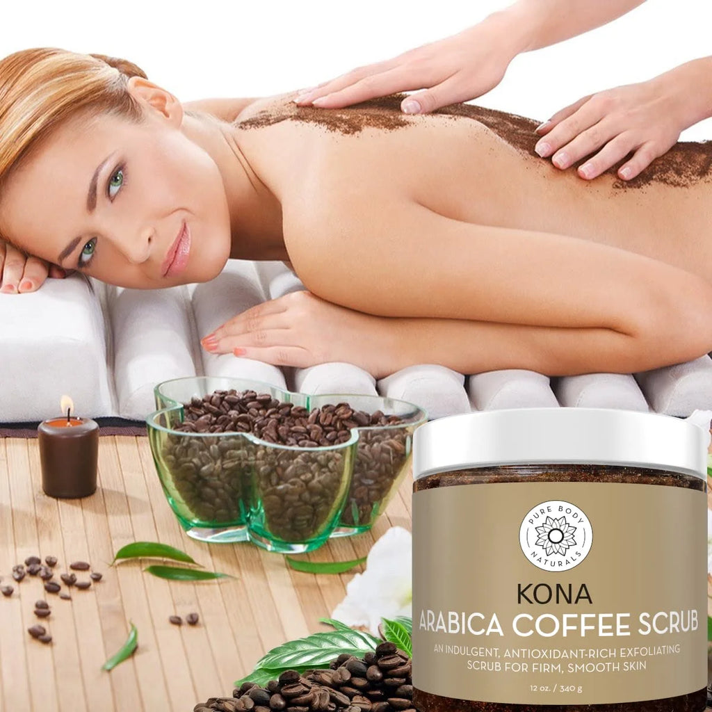 Arabica Coffee Body Scrub Exfoliator for Cellulite and Stretch Marks - by , 12 Oz
