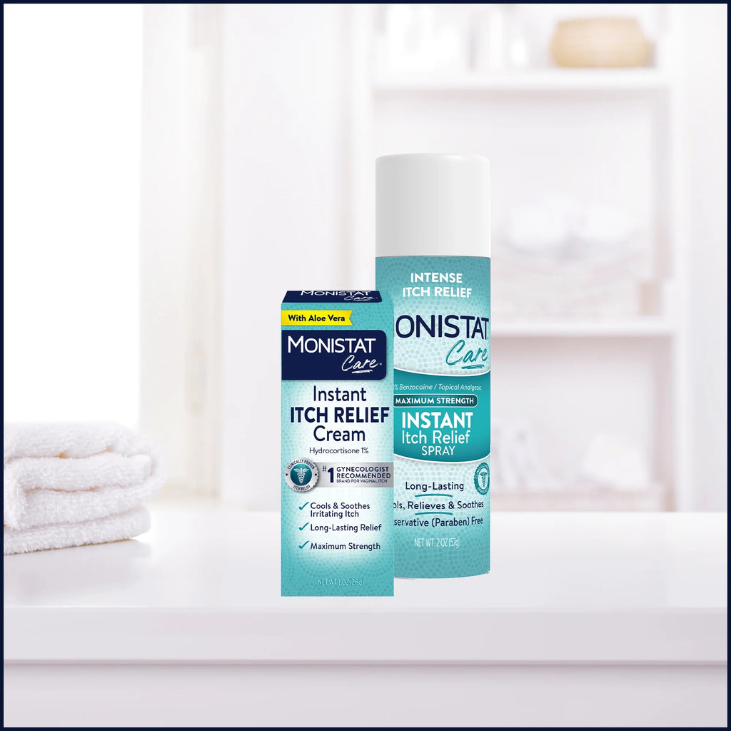 (3 Pack) Monistat Instant Itch Relief Cream for Women, Maximum Strength Feminine Itch Care, 1 Oz