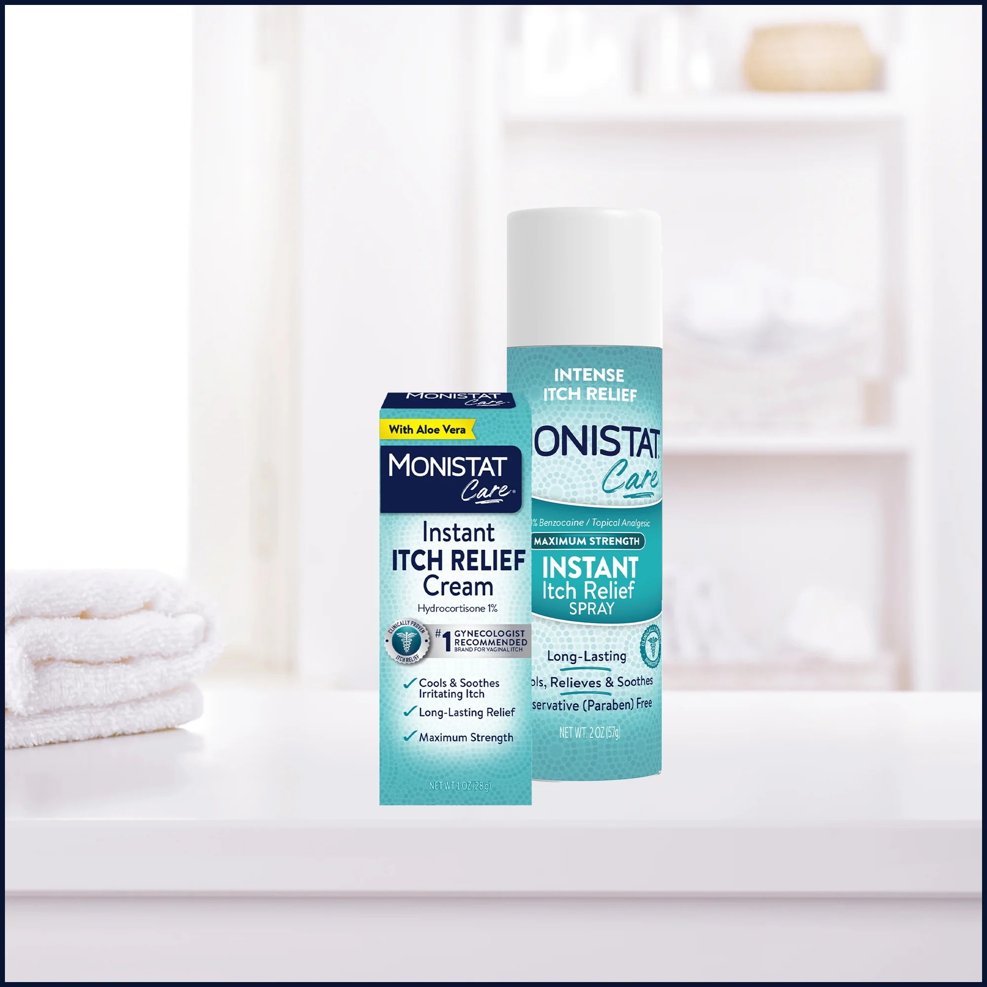 (3 Pack) Monistat Instant Itch Relief Cream for Women, Maximum Strength Feminine Itch Care, 1 Oz