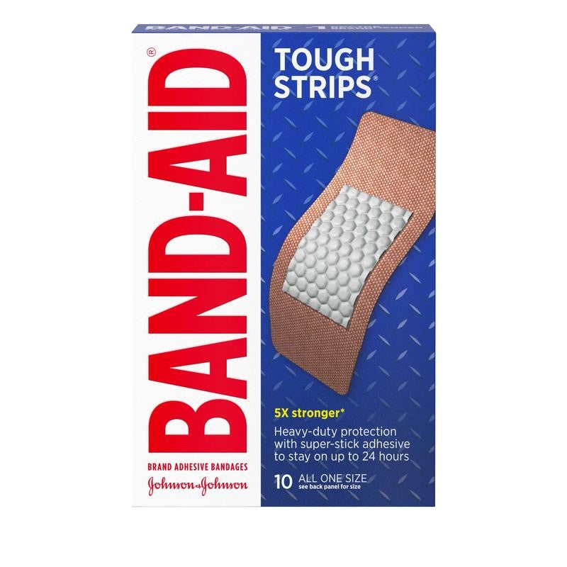 (3 Pack) Brand Tough Strips Adhesive Wound Bandage, Extra Large, 10 Count
