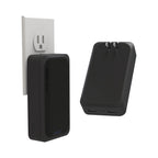 Endurance AC 10,000Mah, Portable Power Bank Charger with Built-In Wall Plug, Bla