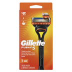 Fusion5 Razor Men 5 Blade Manual Razor ,1 Handle and 2 Blade Refills ,Black