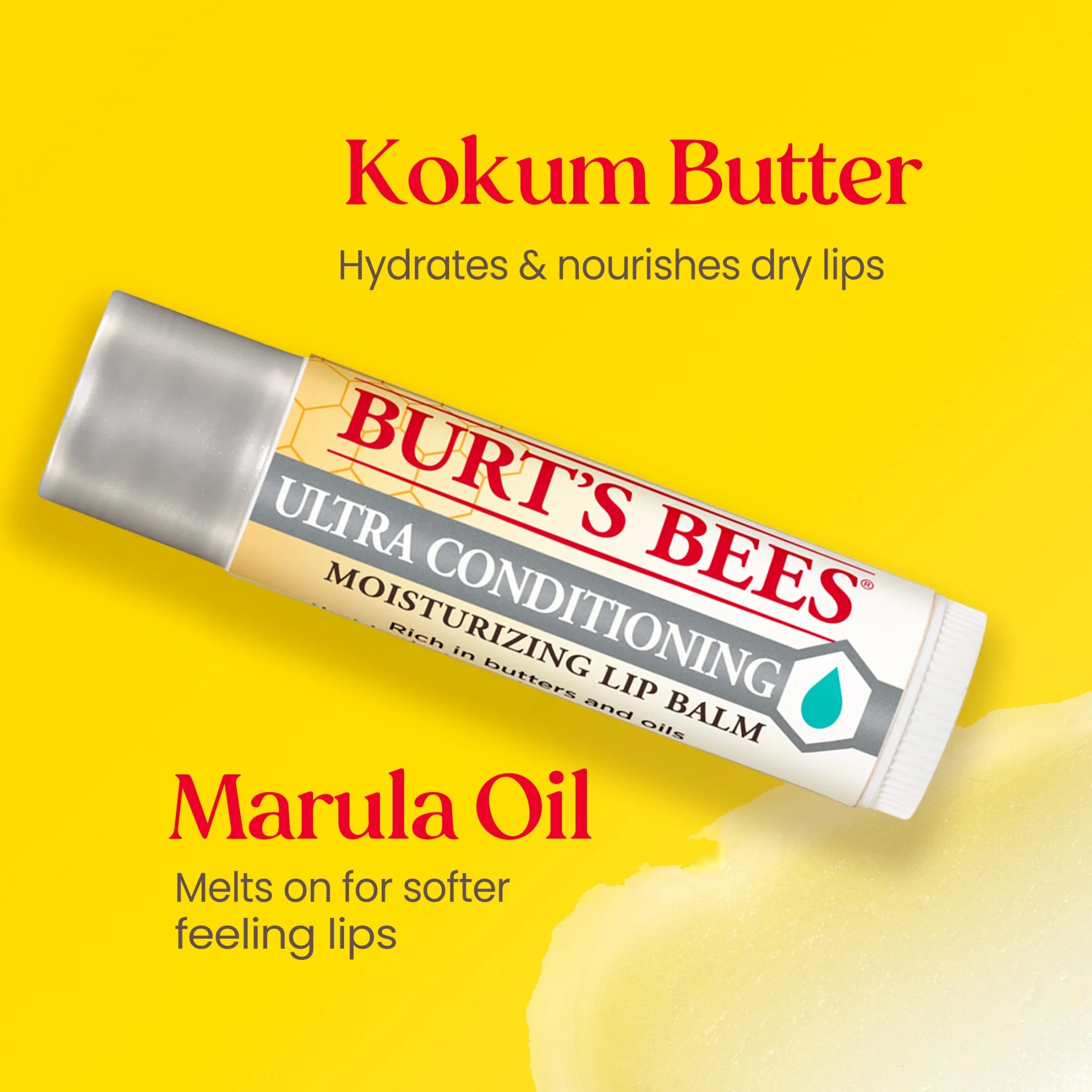 Burt'S Bees Ultra Conditioning Moisturizing Lip Balm, 1-Pack, 0.15 Oz.