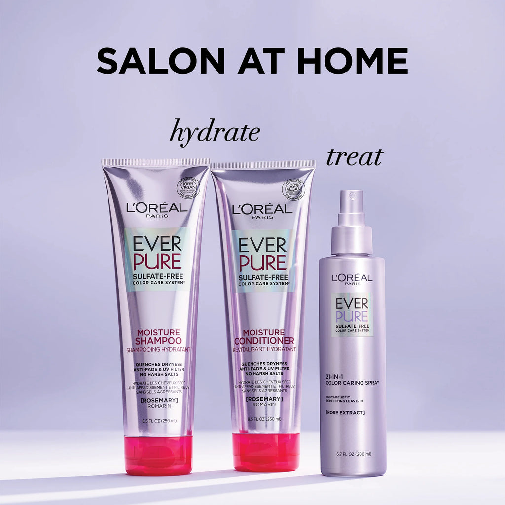 L'Oreal Paris Everpure Moisture Sulfate Free Shampoo and Conditioner, 1 Kit
