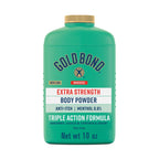 Extra Strength Medicated Triple Action Body Powder with Menthol, anti Chafing, T