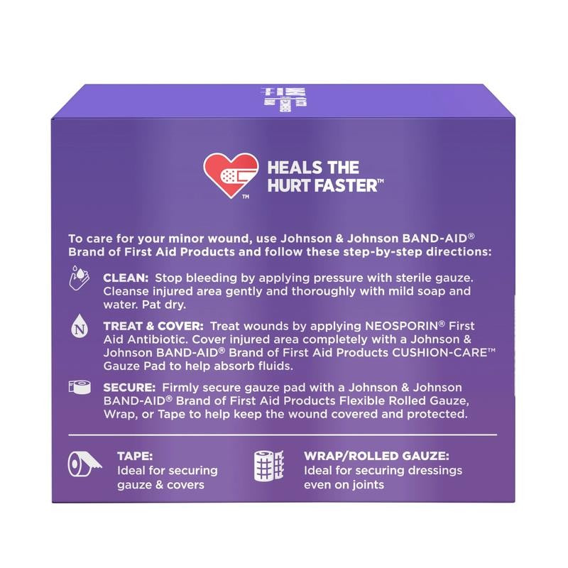 Brand Small Cushion Care Thick Gauze Pads, 2 in X 2 In, 25 Ct