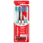 360 Advanced Whitening Medium Toothbrush Pack, 4 Count