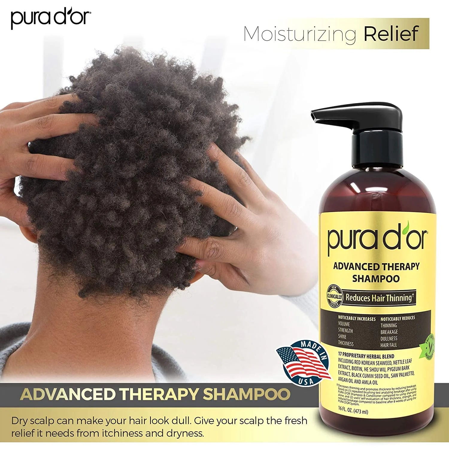 Advanced Therapy Biotin Shampoo 16 Fl Oz