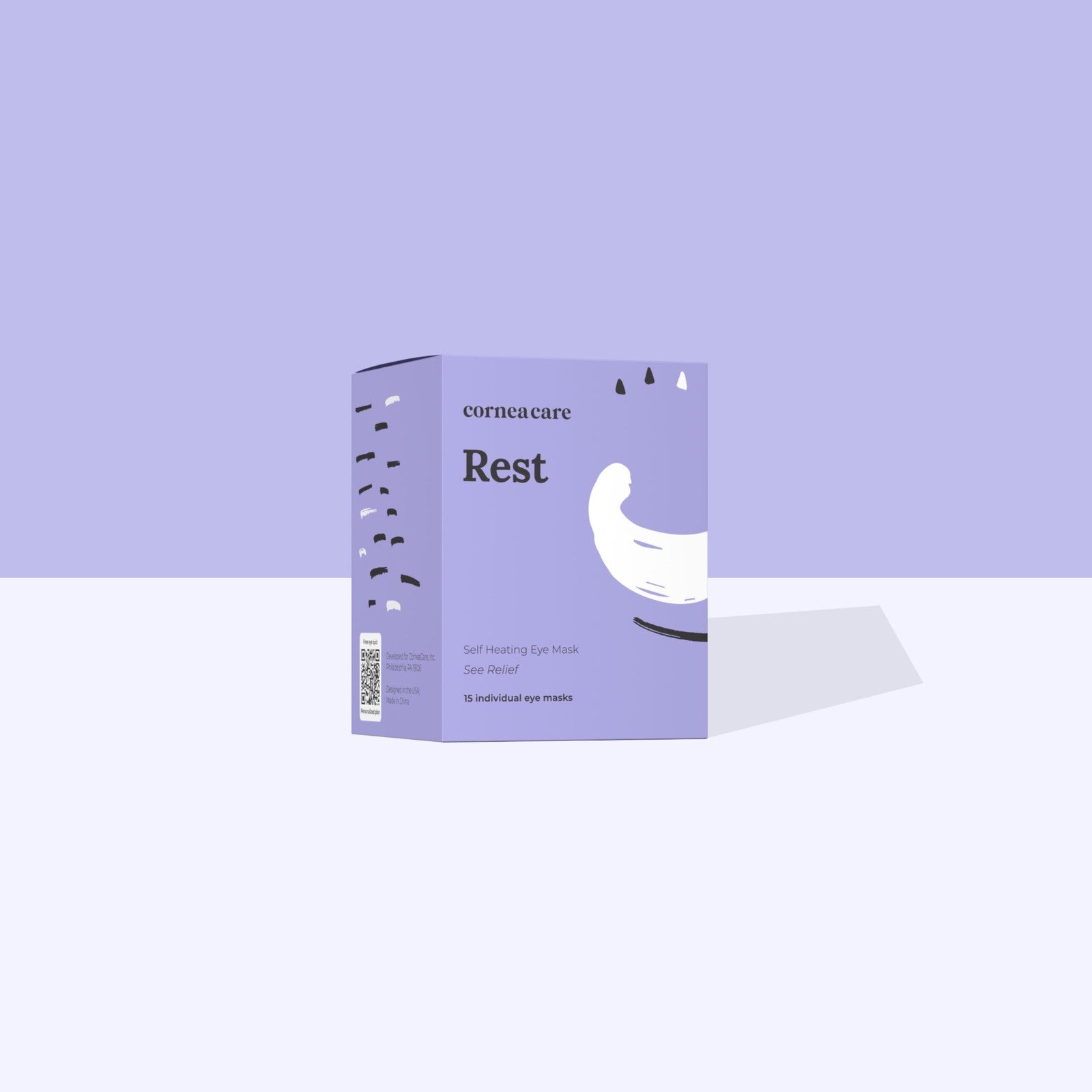 Cornea Care Preservative, Paraben & Fragrance Free Heated Eye Mask for Dry Eye