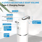 Automatic Soap Dispenser, 13.4Oz/380Ml Sensor Foaming Soap Dispenser Touchless R