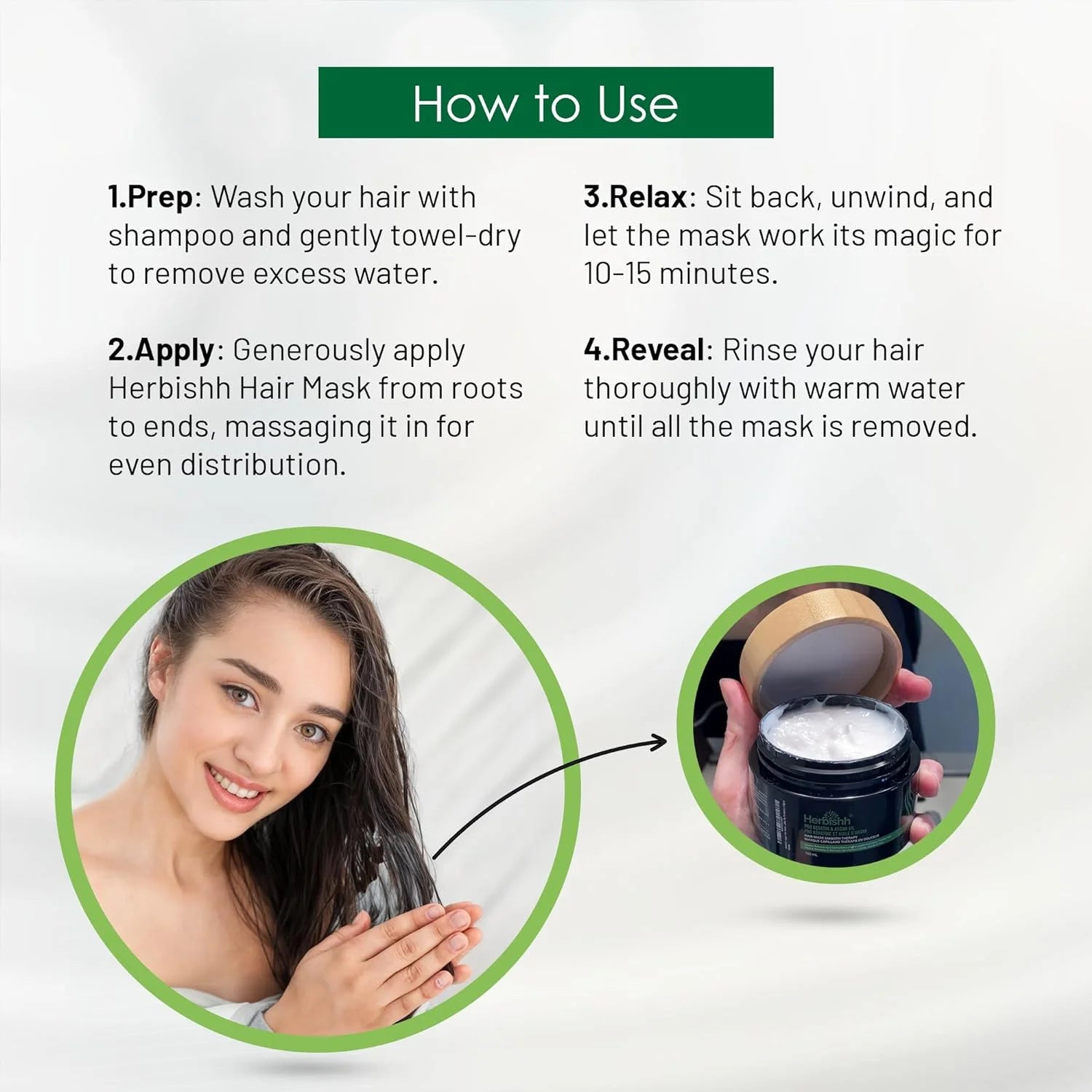 Argan Hair Mask - Deep Conditioning for Dry & Weak Hair, 800G - Sulfate-Free & Paraben-Free