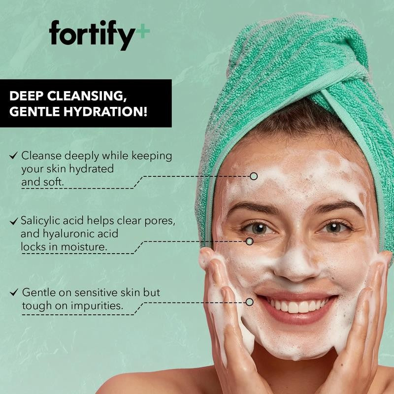 Anti-Aging Facial Cleanser - Purifying + Protecting - for All Skin Types - 150Ml