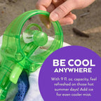 3.5 Inch Battery Powered Misting Fan for Personal Cooling - Green