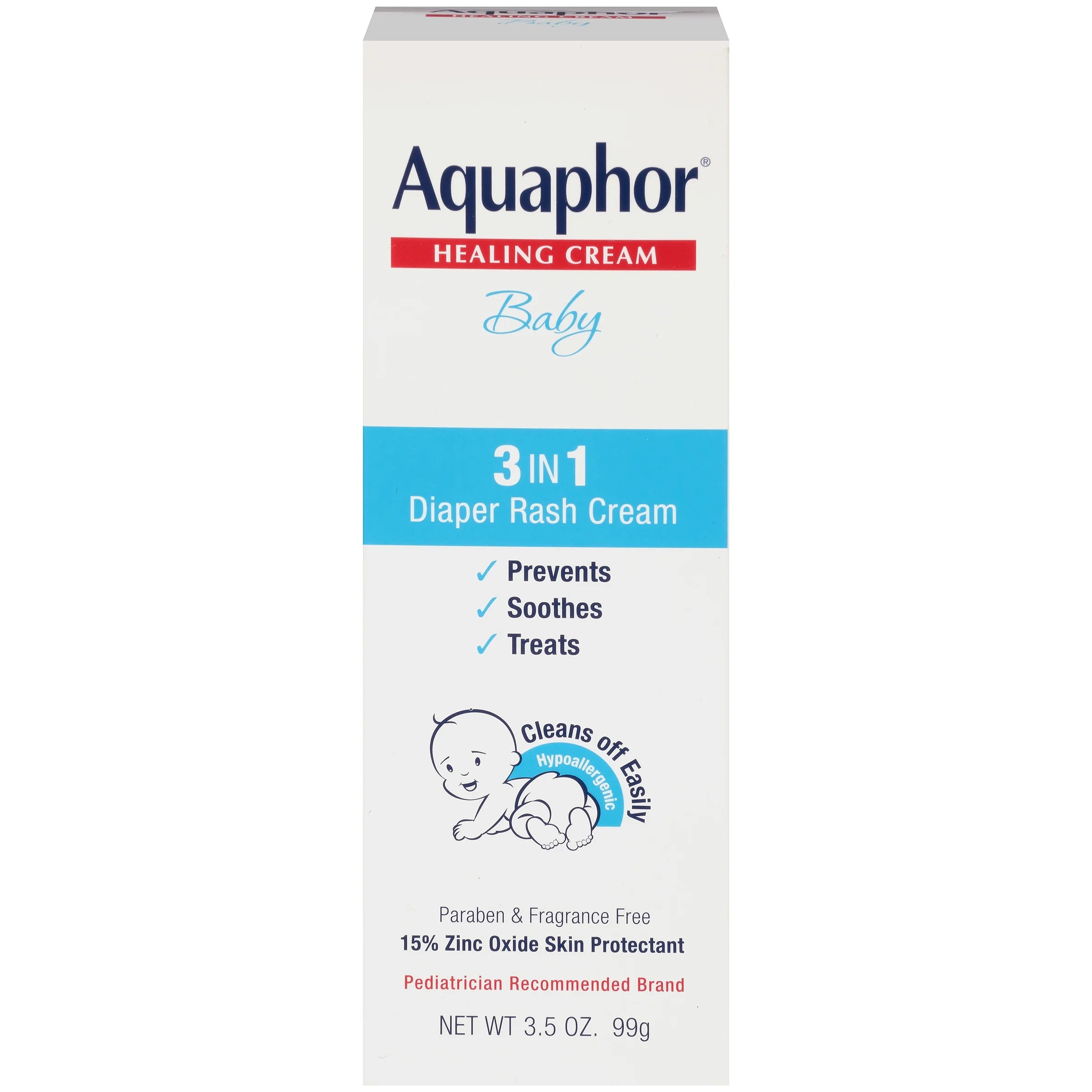 Aquaphor Diaper Rash Cream 3.5Oz
