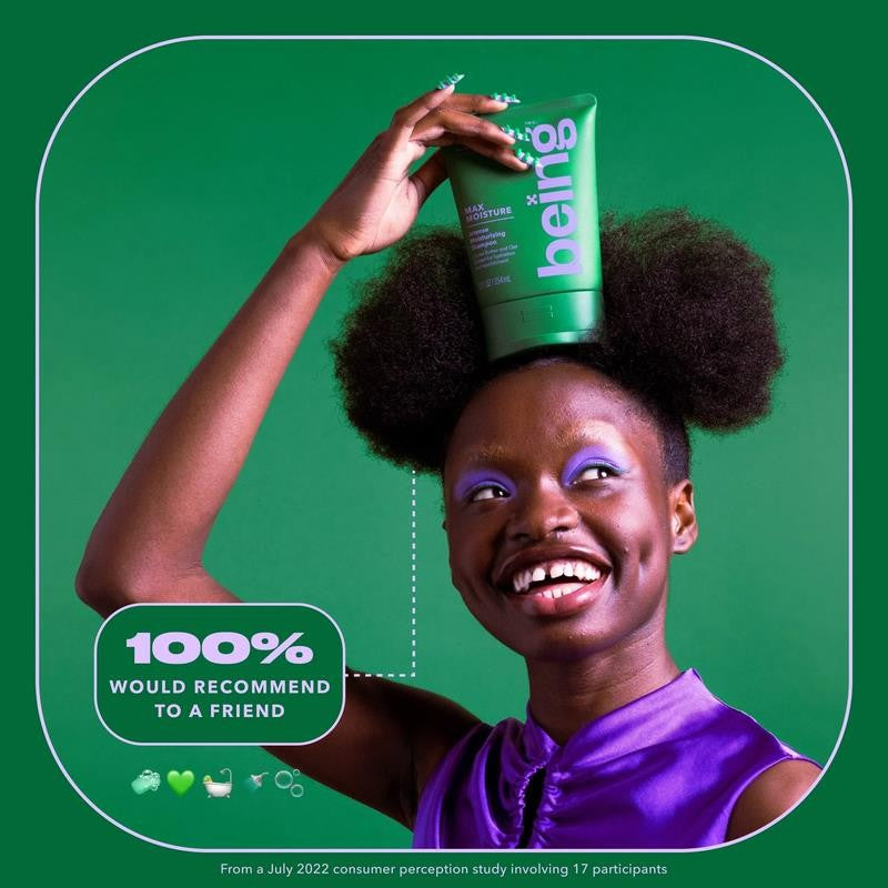 Being MAX MOISTURE Intense Moisturizing Shampoo with Cocoa Butter and Oat Extrac