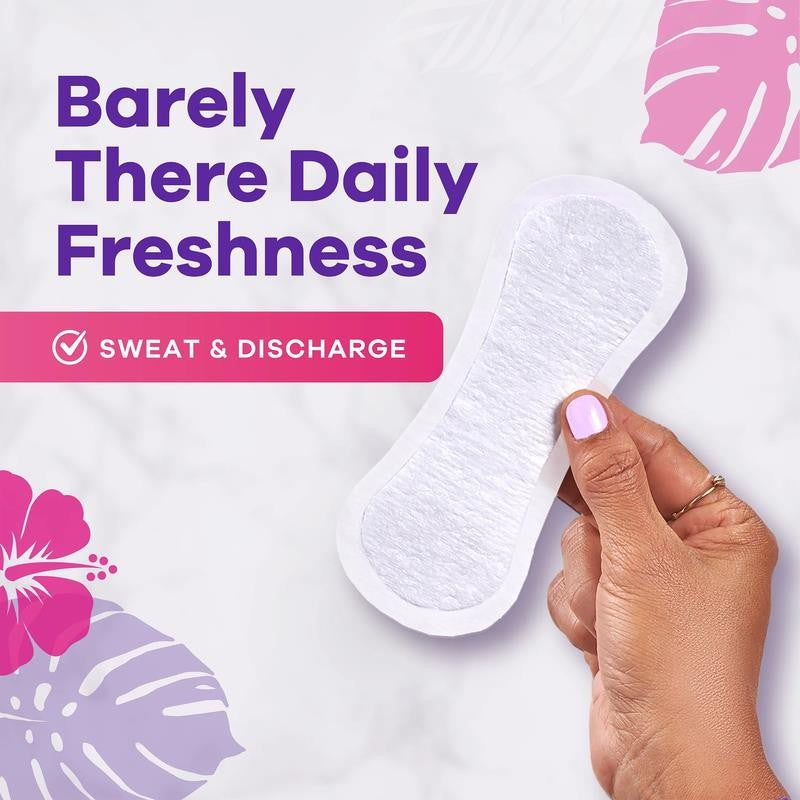 Daily Fresh Thin Panty Liners, Regular Absorbency, Unscented, 162 Count