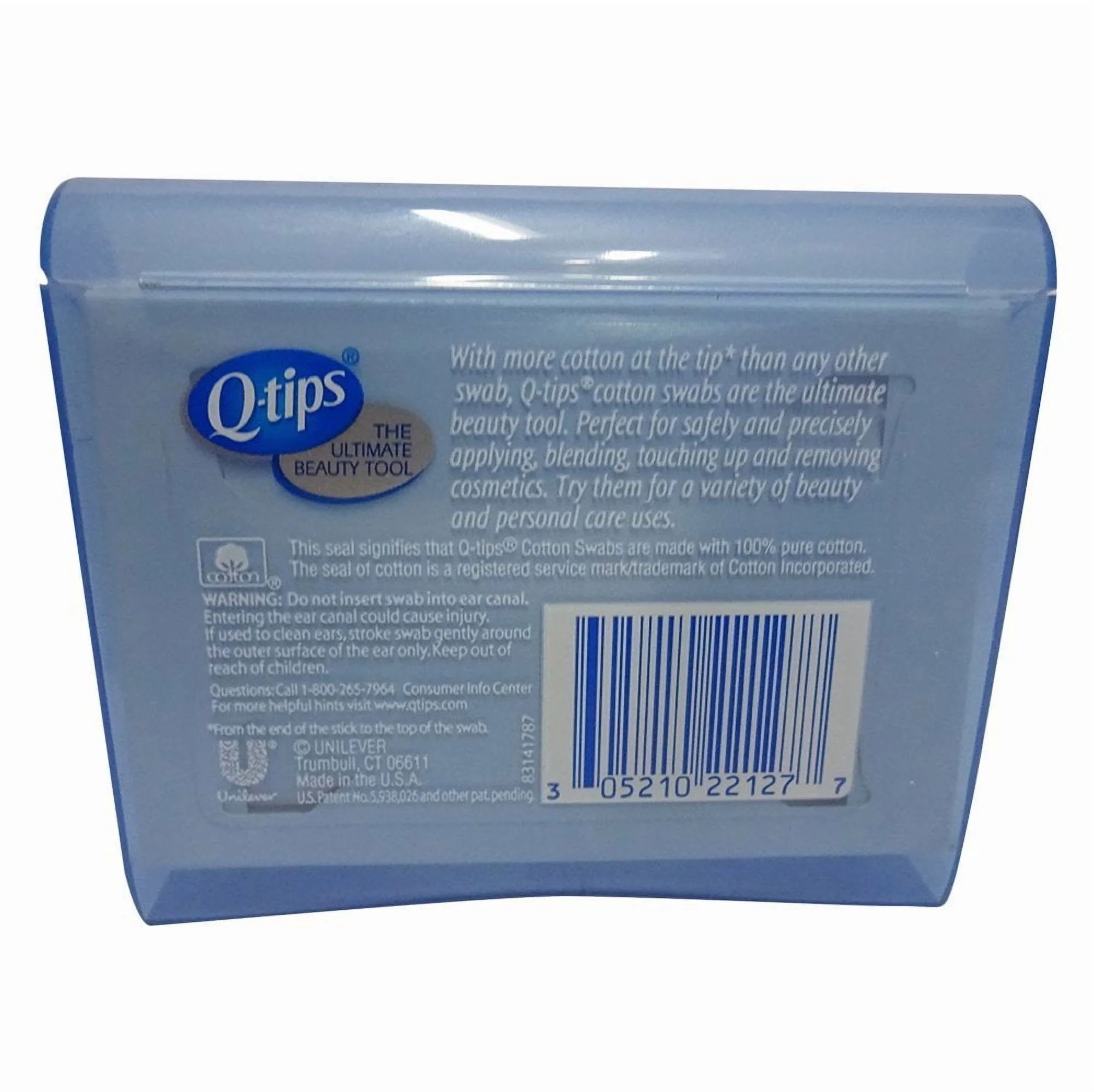 8 Pack Q-Tips Cotton Swabs Travel Size, 30 Ct