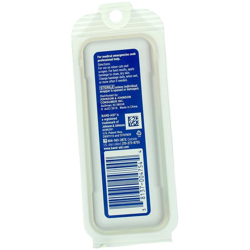 Brand Flexible Fabric Adhesive Bandages, All One Size, 8 Ct (Pack of 2)