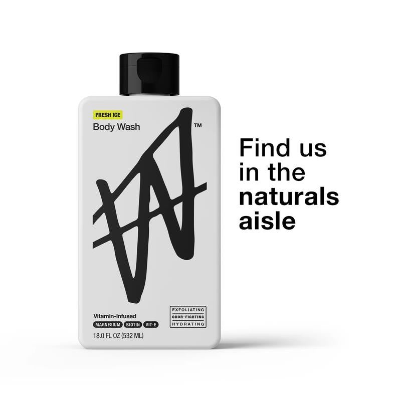 By Jake Paul Body Ash - Exfoliating - Hydrating - Fresh Ice - 18 Fl Oz