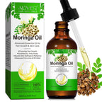 Aliver Moringa Oil 100% Pure & Natural,Reduces Breakage & Split Ends , Cold-Pressed, 2.02Fl.Oz