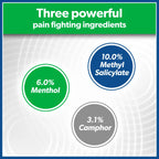 8 Hour Pain Relief Patch with Camphor 3.1% & Menthol 6% for Back & Muscles, 60 C