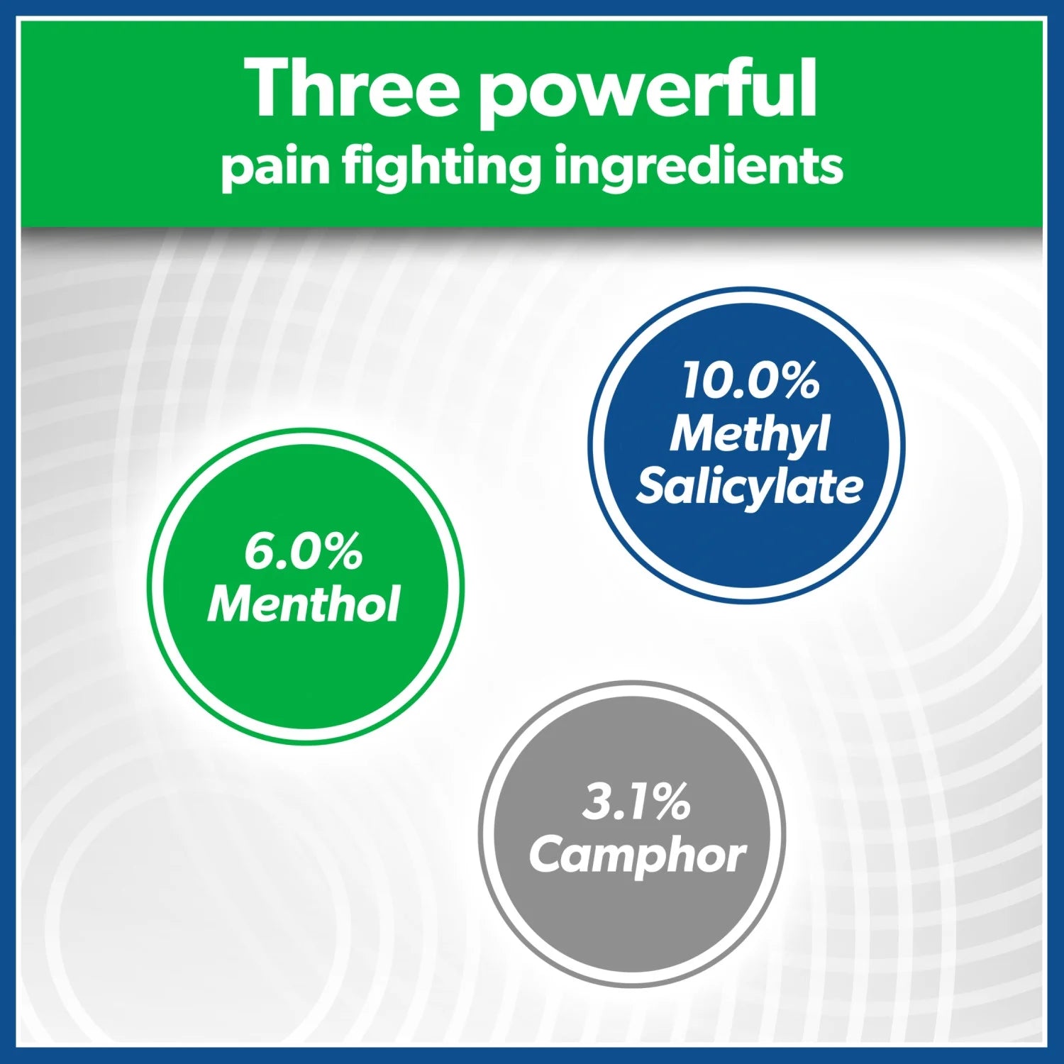 8 Hour Pain Relief Patch with Camphor 3.1% & Menthol 6% for Back & Muscles, 60 C