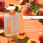 Native Sweet Peach & Nectar Liquid Hand Soap 13 Fl Oz