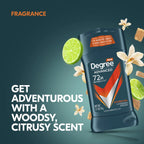 Advanced Long Lasting Antiperspirant Deodorant Stick Twin Pack, Adventure, 2.7 Oz