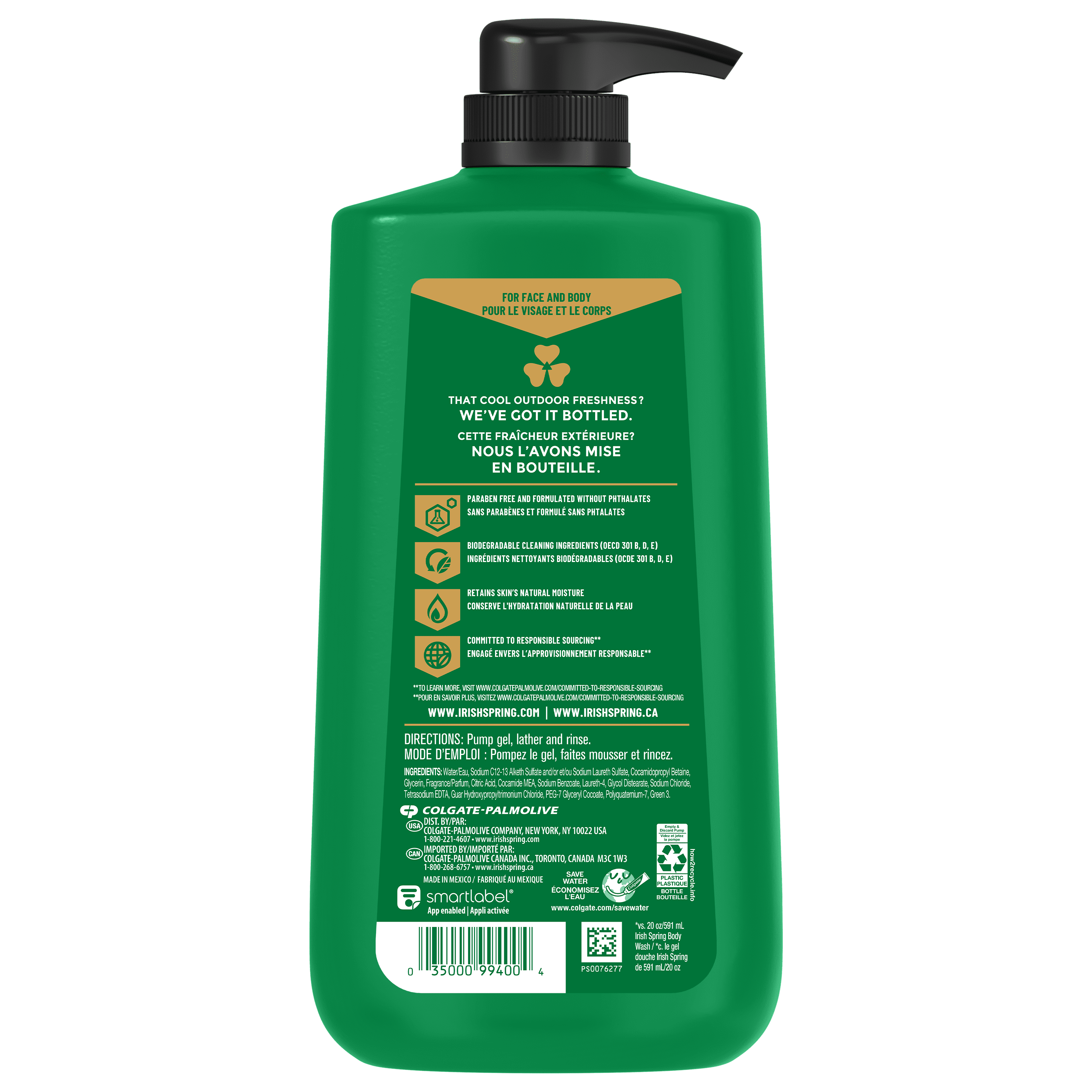 5 in 1 Body Wash for Men, Men'S Body Wash, All Skin Types, 30 Fl Oz Bottle