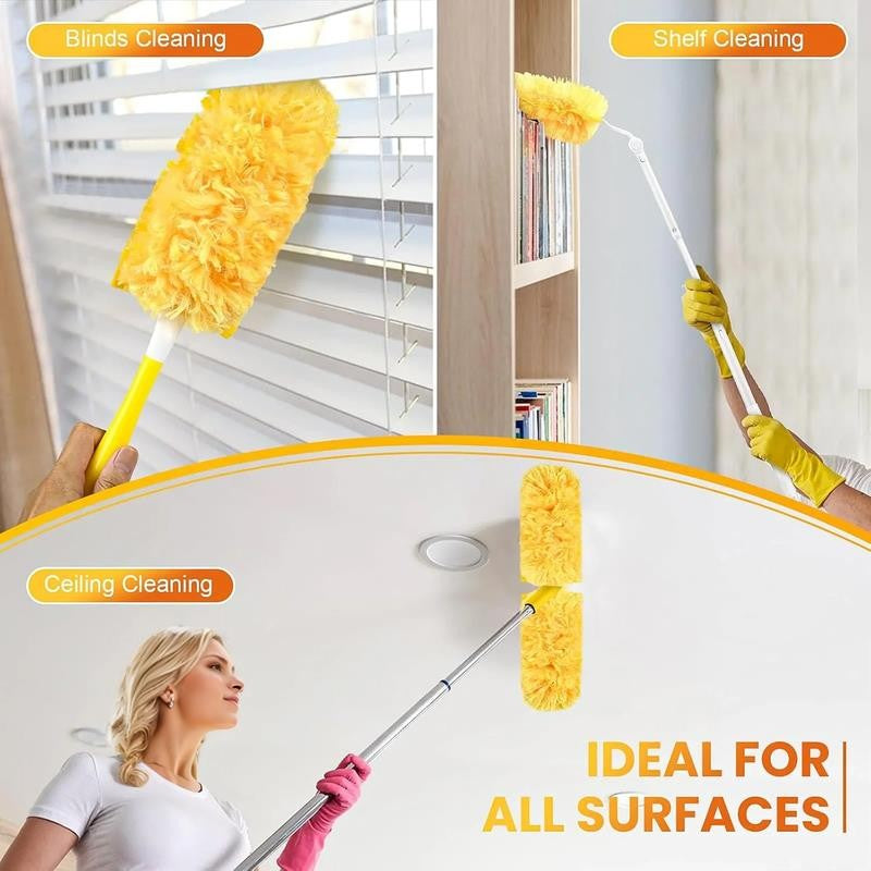 Duster Refills 360 for Swiffer 30 Pcs & Handle & Extendable Handle*1 Disposable