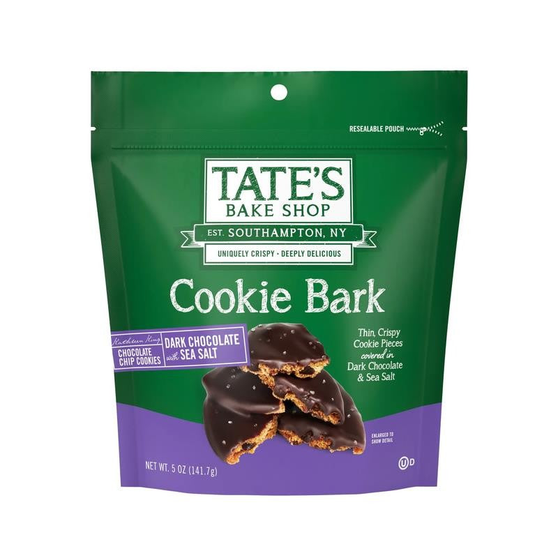 Bake Shop Cookie Bark, Chocolate Chip Cookies with Dark Chocolate and Sea Salt,