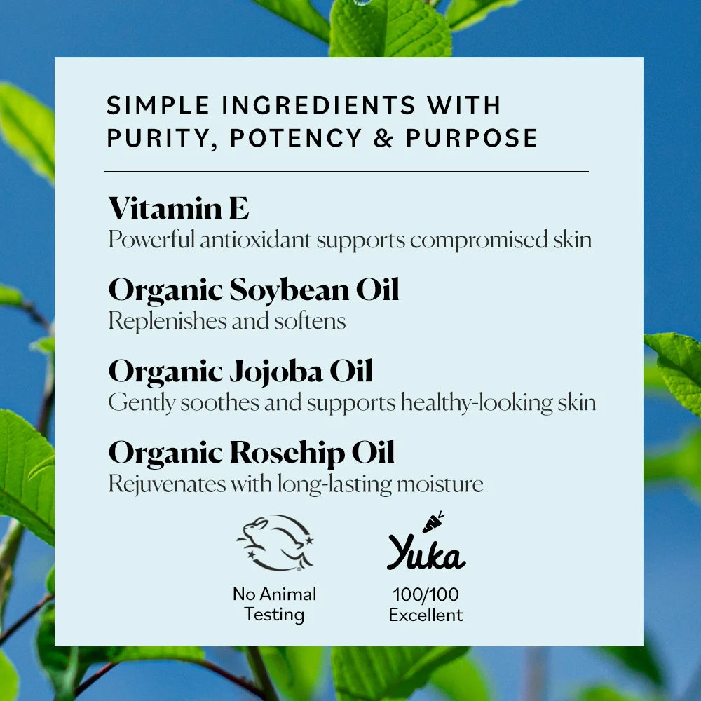 Sky Organics Vitamin E Oil for Soothing Dry, Compromised Skin, 4 Fl Oz