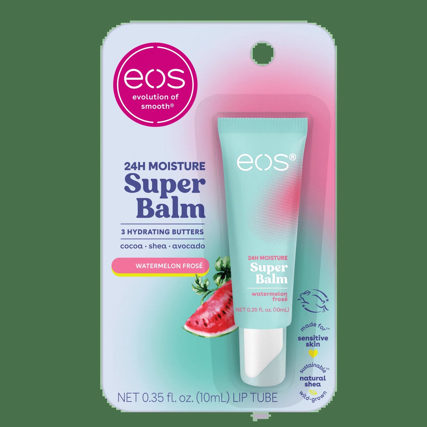 24HR Moisture Super Balm- Watermelon Frosé, Lip Sleeping Mask, 0.35 Fl Oz/1Pk