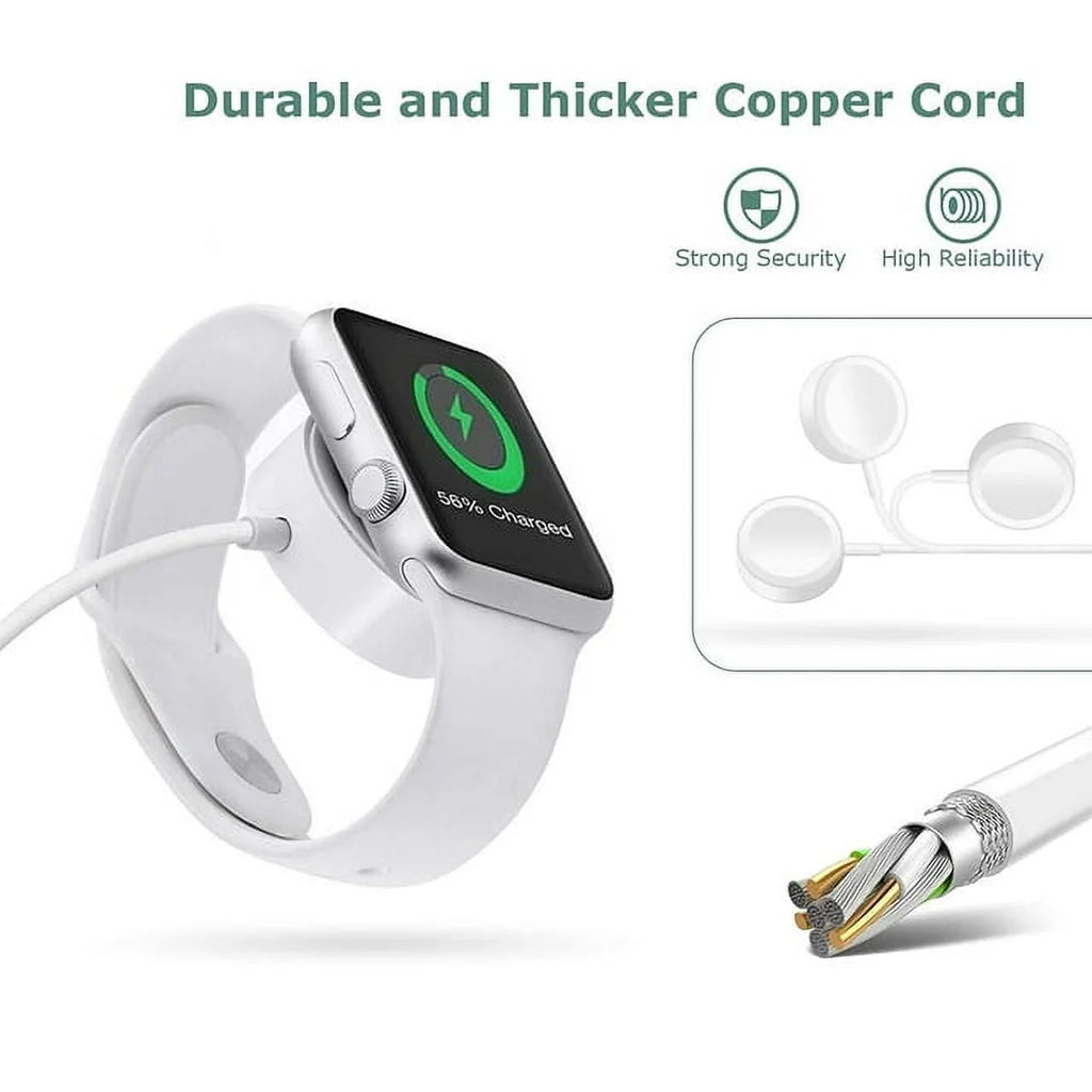 Watch Charger Charging Cable for Apple Watch, Portable Magnetic Wireless Watch Charging Cable Compitable with Apple Watch Series
