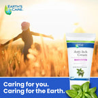 Earth’S Care Anti-Itch Cream for Itchy Skin with Shea Butter and Almond Oil 2.4 Oz