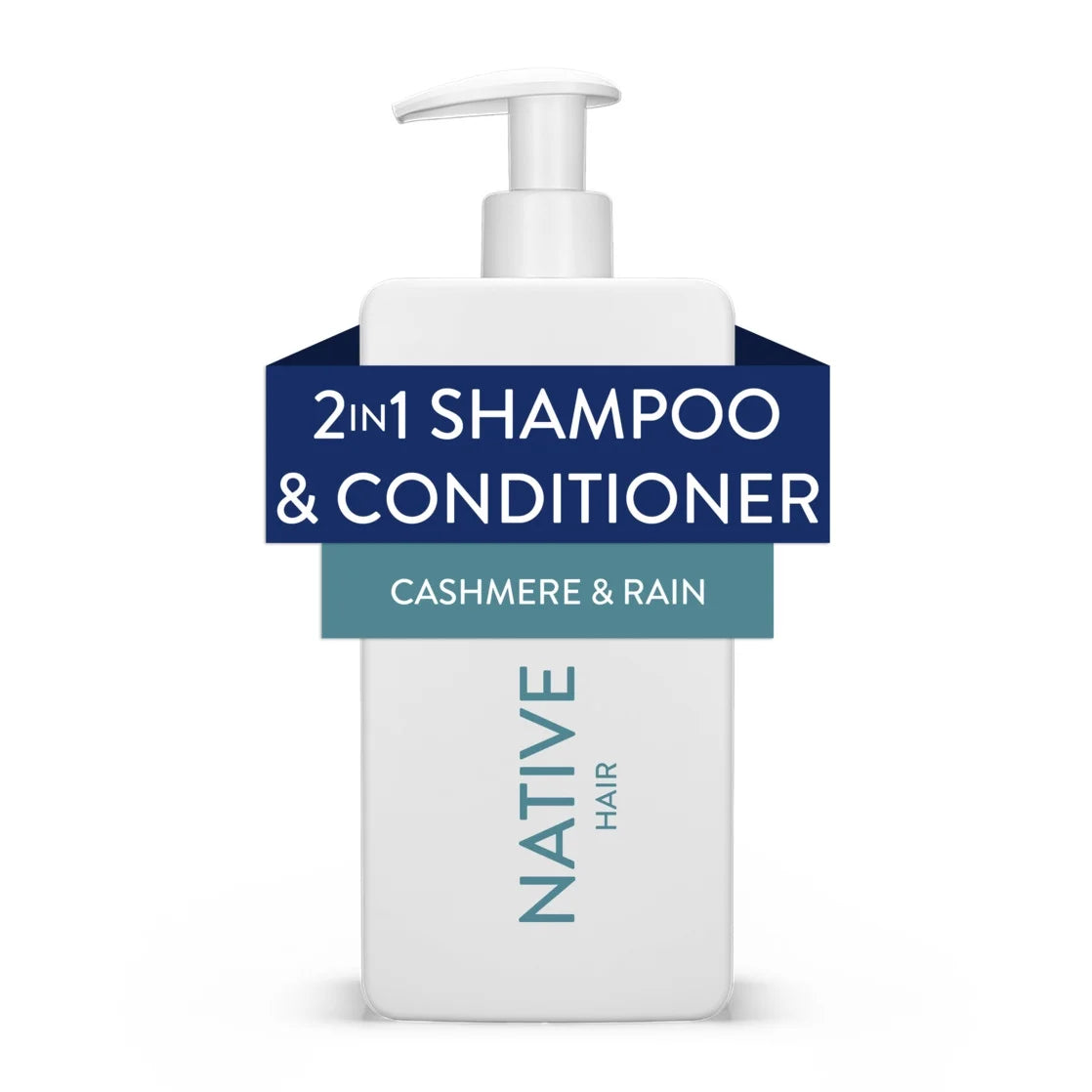 Native 2N1 Shampoo and Conditioner, Cashmere and Rain, Sulfate Free, 16.5 Fl Oz