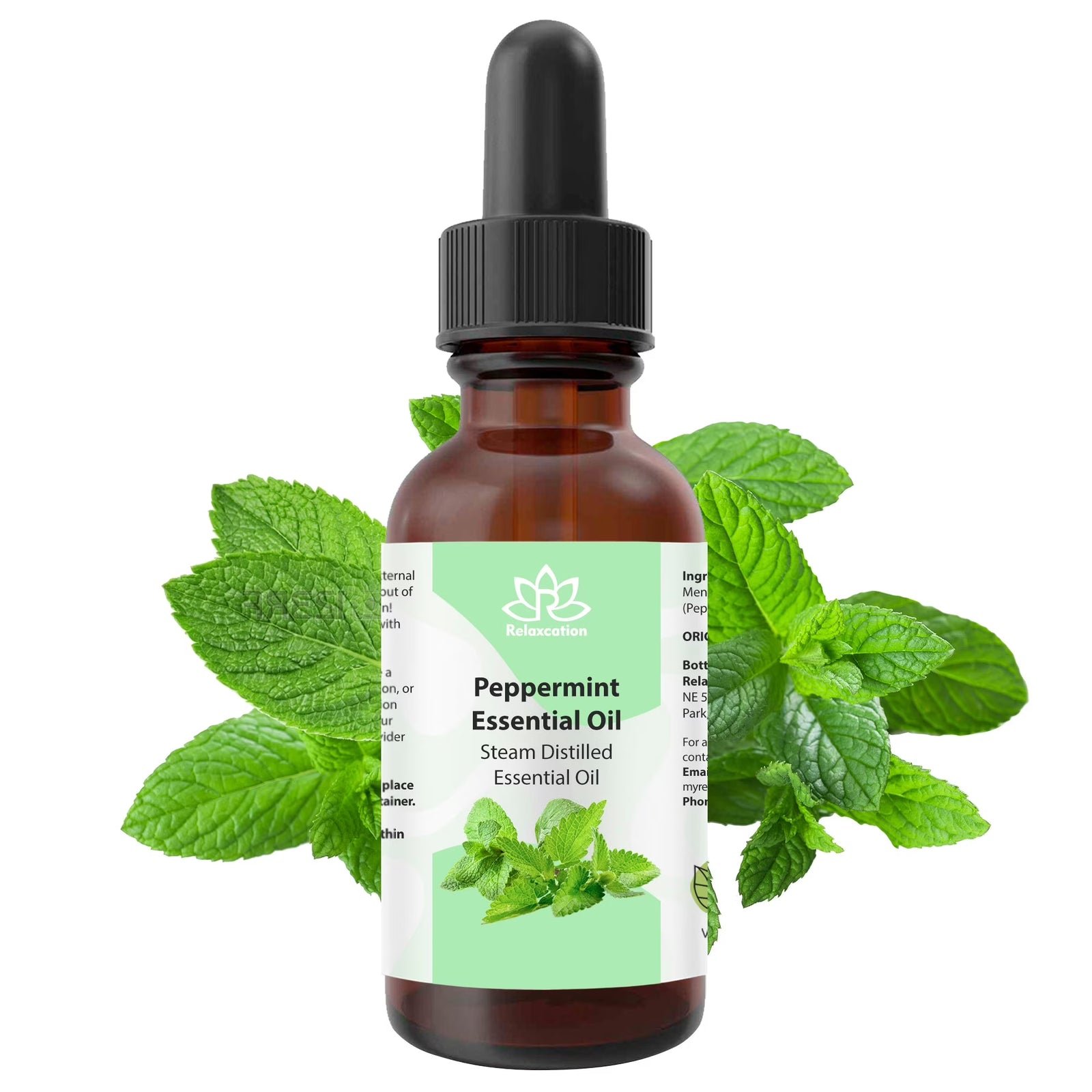 100% Pure Peppermint Essential Oil – Natural & Therapeutic Grade for Aromatherap