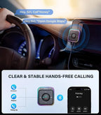 Bluetooth 5.3 Car Adapter, Wireless Bluetooth Receiver Audio 3.5Mm AUX Adapter S