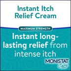 (3 Pack) Monistat Instant Itch Relief Cream for Women, Maximum Strength Feminine Itch Care, 1 Oz