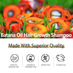 Batana Oil Hair Shampoo,Pure Plant Extracts Cleansing and Nourishing Scalp Shampoo,Daily Hair Cleaning & Care,Unisex,10.1 Fl.Oz