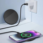 Wireless Charger,10W Max Fast Wireless Charging Pad Compatible with Iphone 14/14 Plus/14 Pro, Black