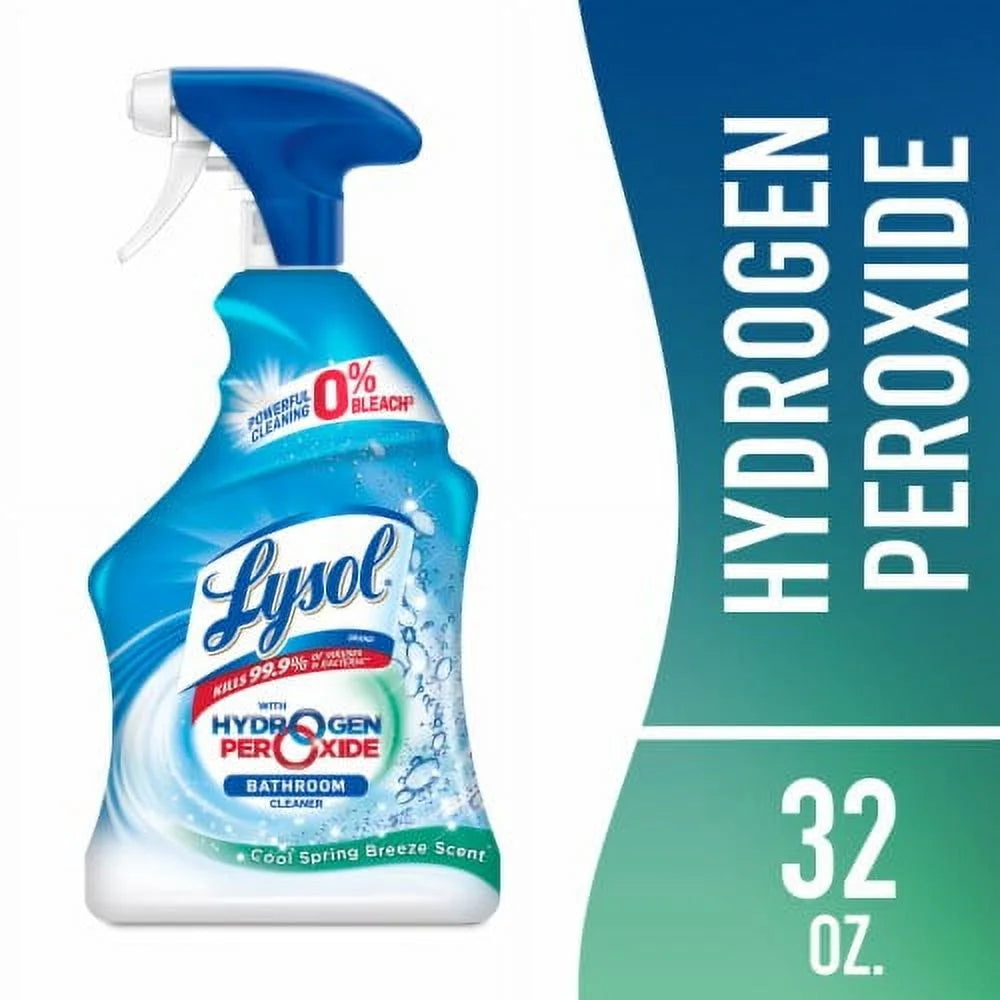 2X - Lysol Hydrogen Peroxide All Purpose Cleaner Spray, Disinfecting Spray, Citrus Sparkle Zest, 32 Fl Oz 32 Fl Oz